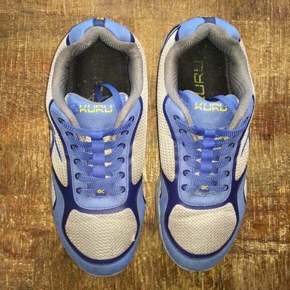 KURU Carrera Sneaker Mens 9 Blue Slate Gray Walking Athletic Shoe Comfort Gym main image 9